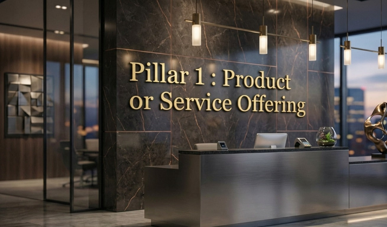Pillar 1 : The Product or Service Offering